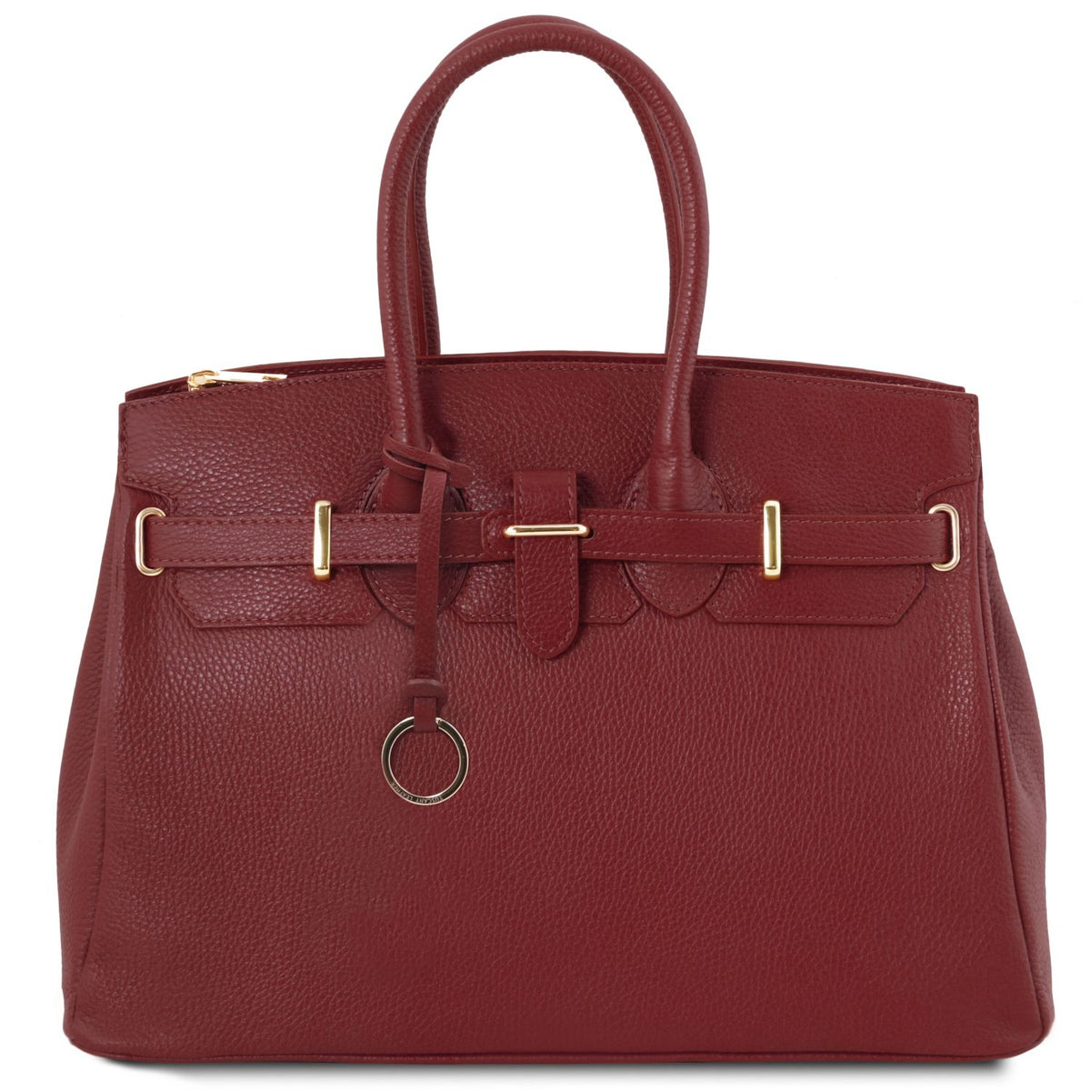 TL Bag - leather bag with gold-tone hardware