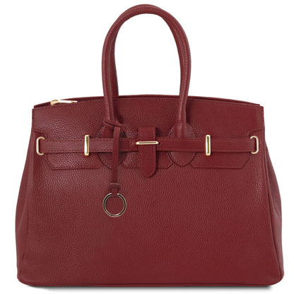 TL Bag - leather bag with gold-tone hardware
