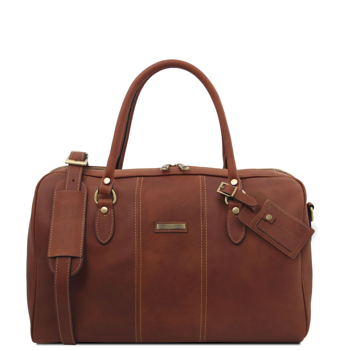 Lisbona - leather travel bag - small
