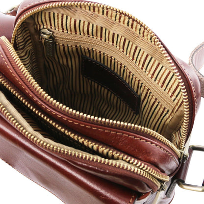 Larry - leather messenger bag