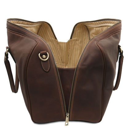 Lisbona - large leather travel bag