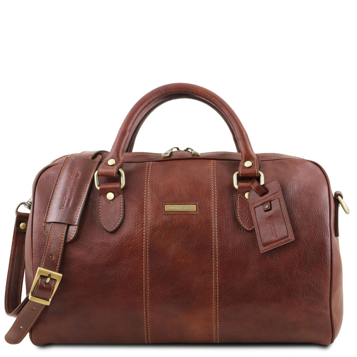 Lisbona - leather travel bag - small