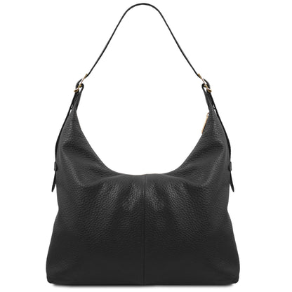 Plenia - skórzana torebka typu shopper