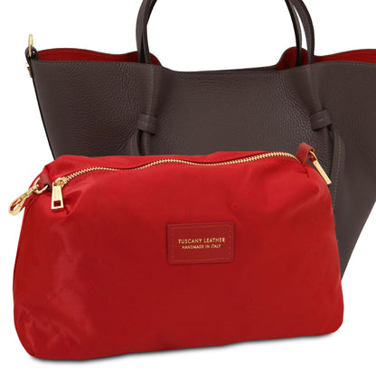 Legame - leather shopper bag - large