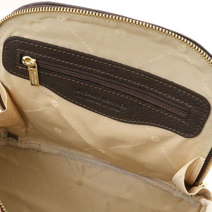 TL Bag - damska plecakotorebka z miękkiej skóry