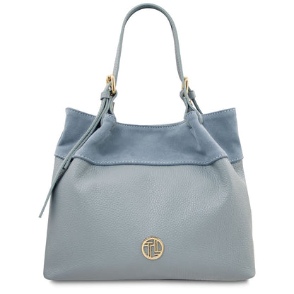 Diade - torebka typu shopper z miękkiej skóry