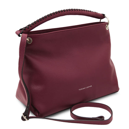 TL Bag - torebka na ramię z miękkiej skóry