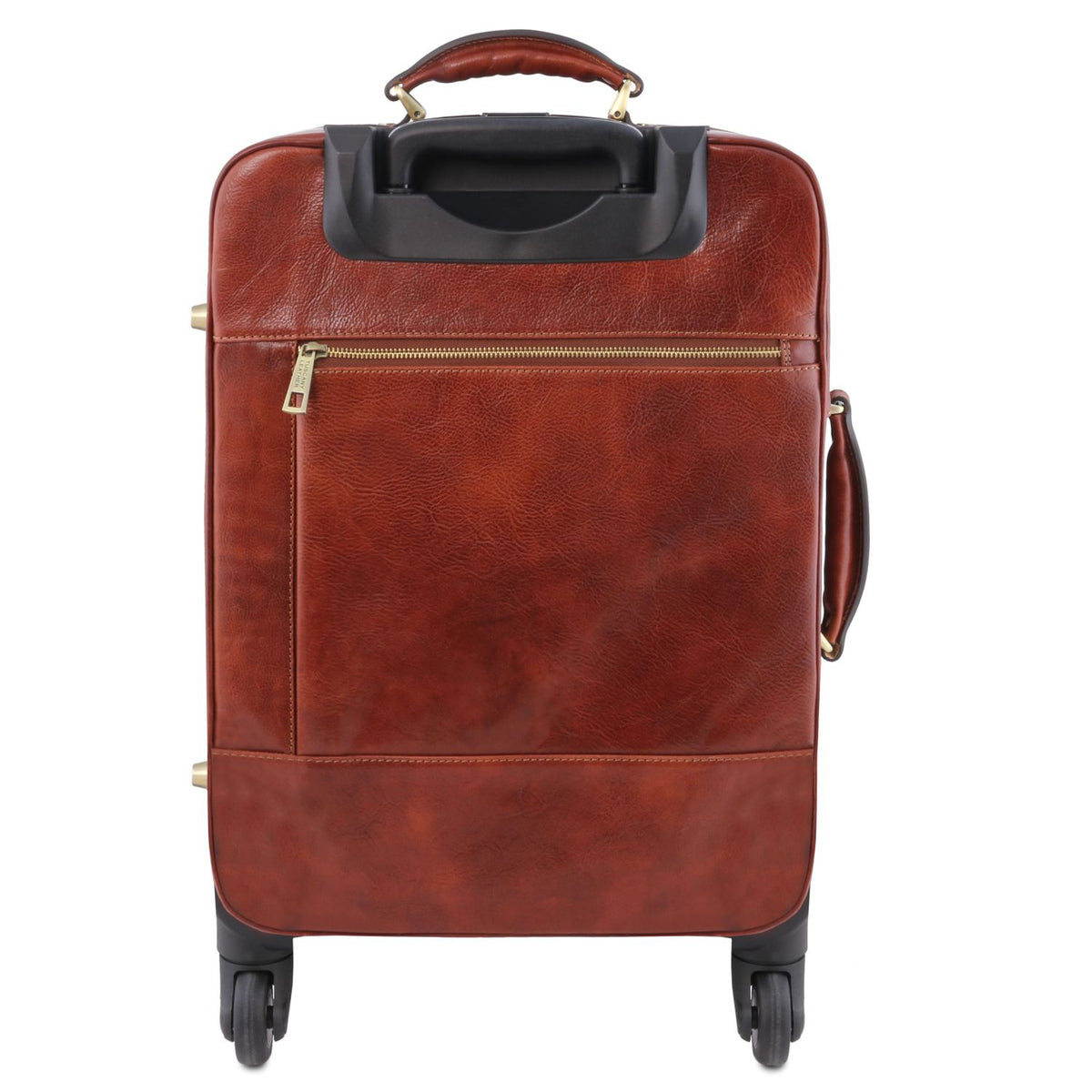 TL Voyager - 4-wheeled leather suitcase