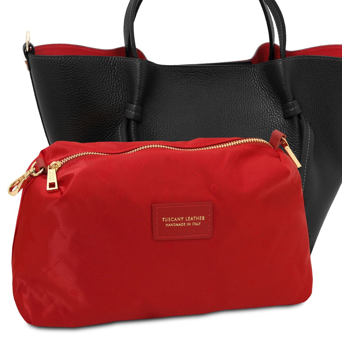 Legame - skórzana torebka typu shopper - duża
