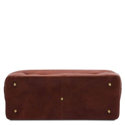 Giotto - exclusive leather medical bag with a double bottom