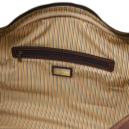 Lisbona - large leather travel bag