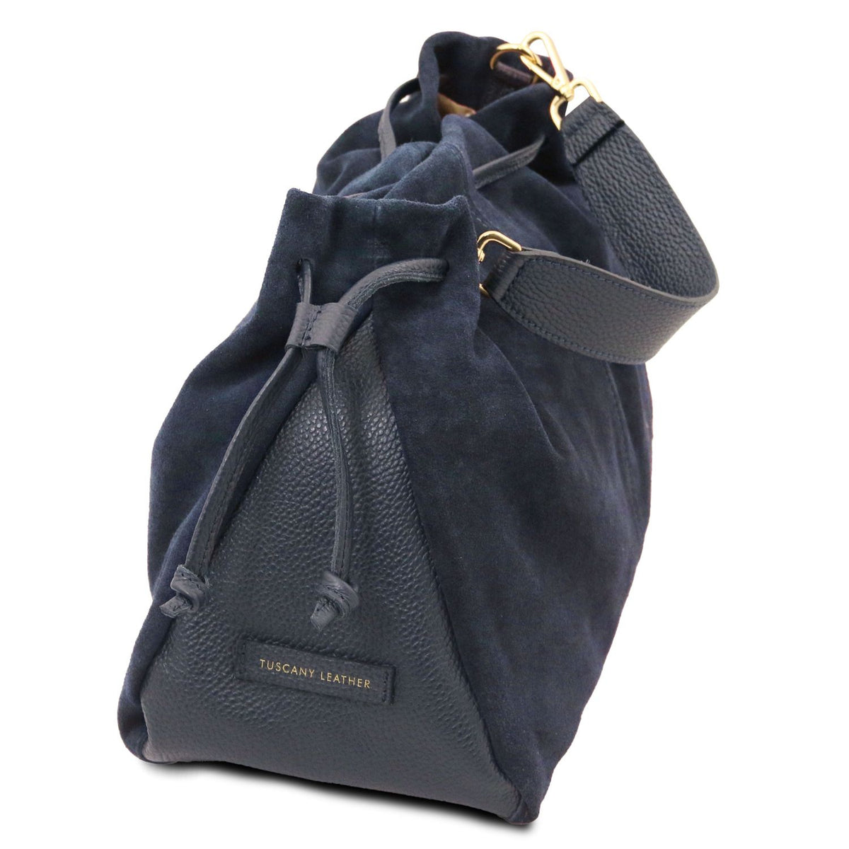 Allure - torebka typu shopper z miękkiego zamszu