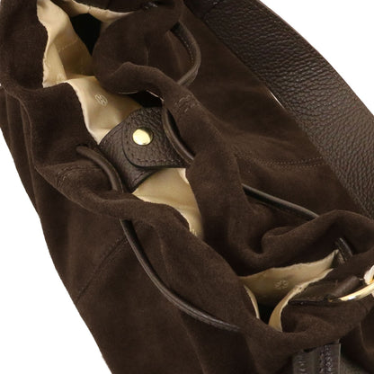 Allure - torebka typu shopper z miękkiego zamszu