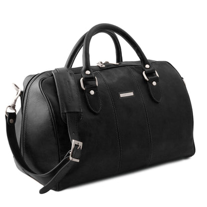 Lisbona - leather travel bag - small