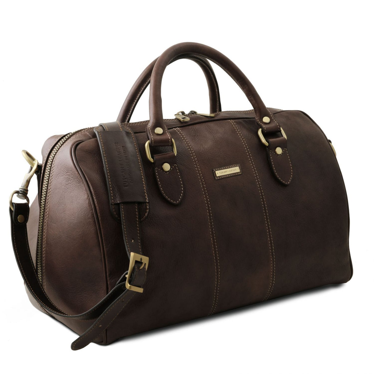 Lisbona - leather travel bag - small