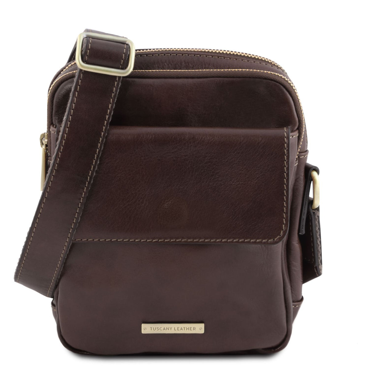 Larry - leather messenger bag