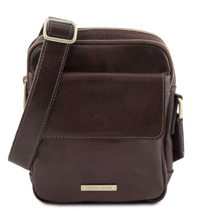 Larry - leather messenger bag