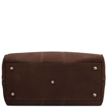 Lisbona - leather travel bag - small