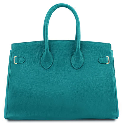 TL Bag - leather bag with gold-tone hardware