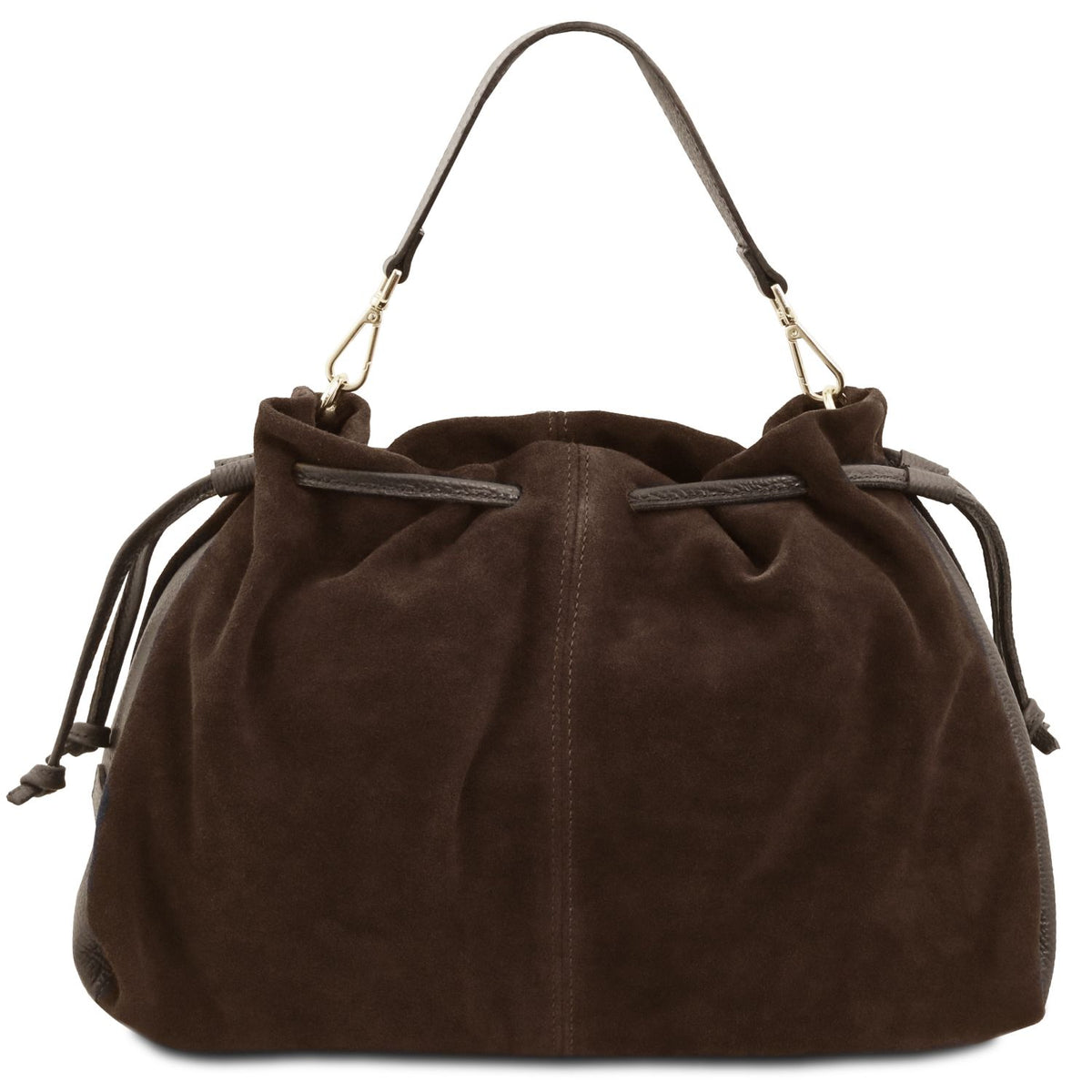 Allure - torebka typu shopper z miękkiego zamszu