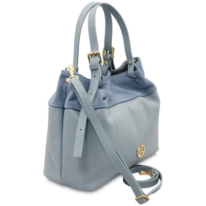 Diade - torebka typu shopper z miękkiej skóry