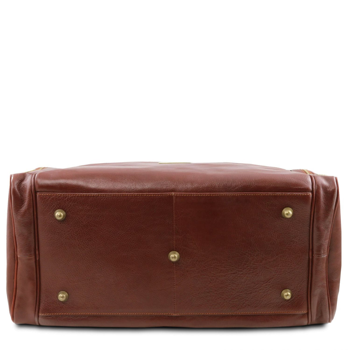 TL Voyager - leather travel bag with side pockets