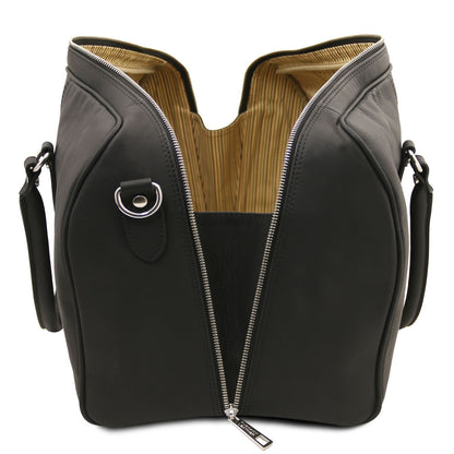 Lisbona - leather travel bag - small