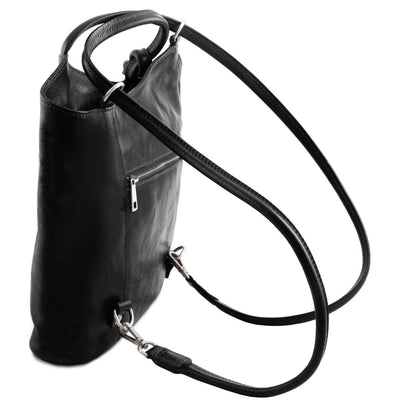 Patty - leather shoulder bag / backpack