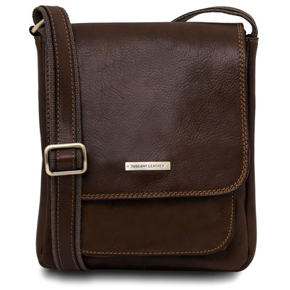 Jimmy - leather messenger bag