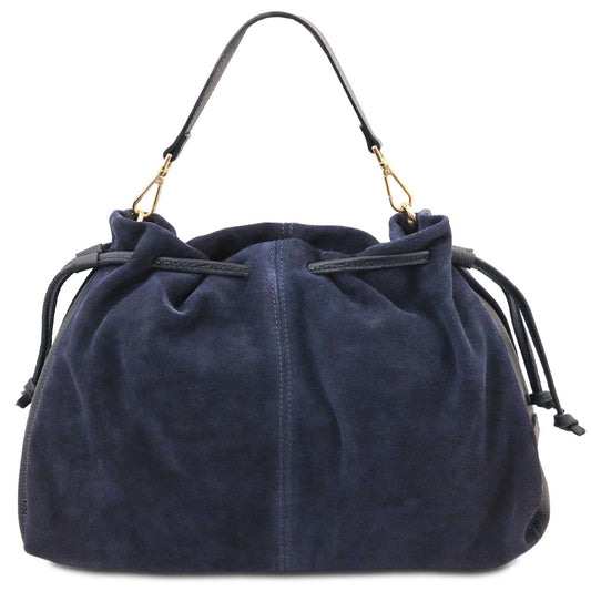 Allure - torebka typu shopper z miękkiego zamszu