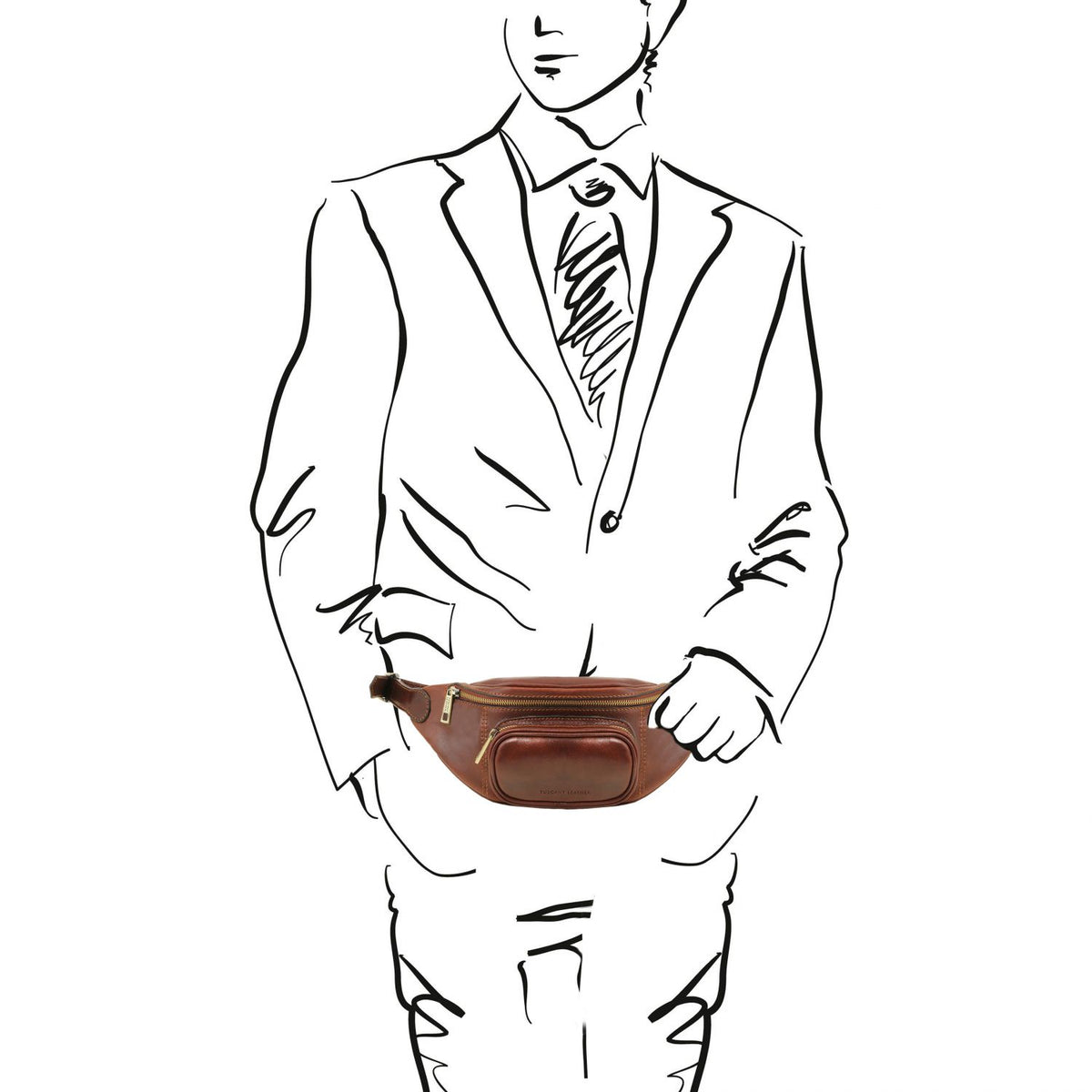 TL Fanny Pack - leather fanny pack