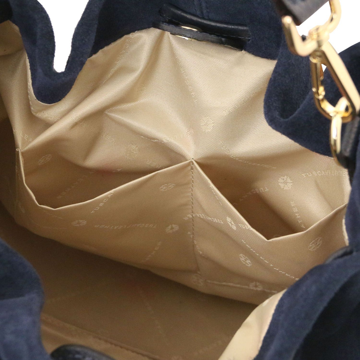 Allure - torebka typu shopper z miękkiego zamszu