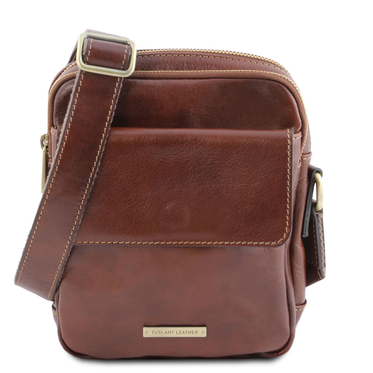 Larry - leather messenger bag