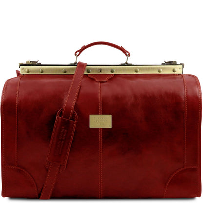 Madrid - large leather travel trunk