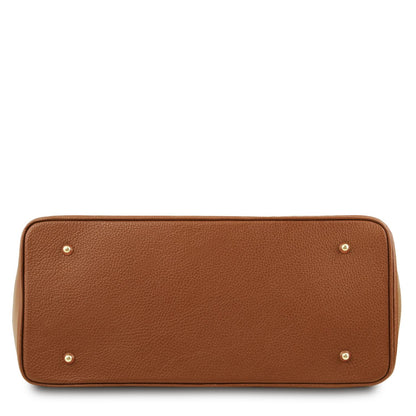 TL Bag - leather bag with gold-tone hardware