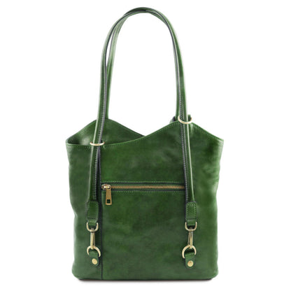 Patty - leather shoulder bag / backpack