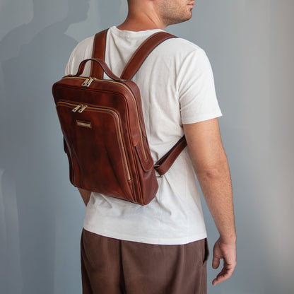 Bangkok - men's leather backpack