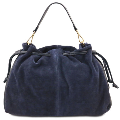Allure - torebka typu shopper z miękkiego zamszu