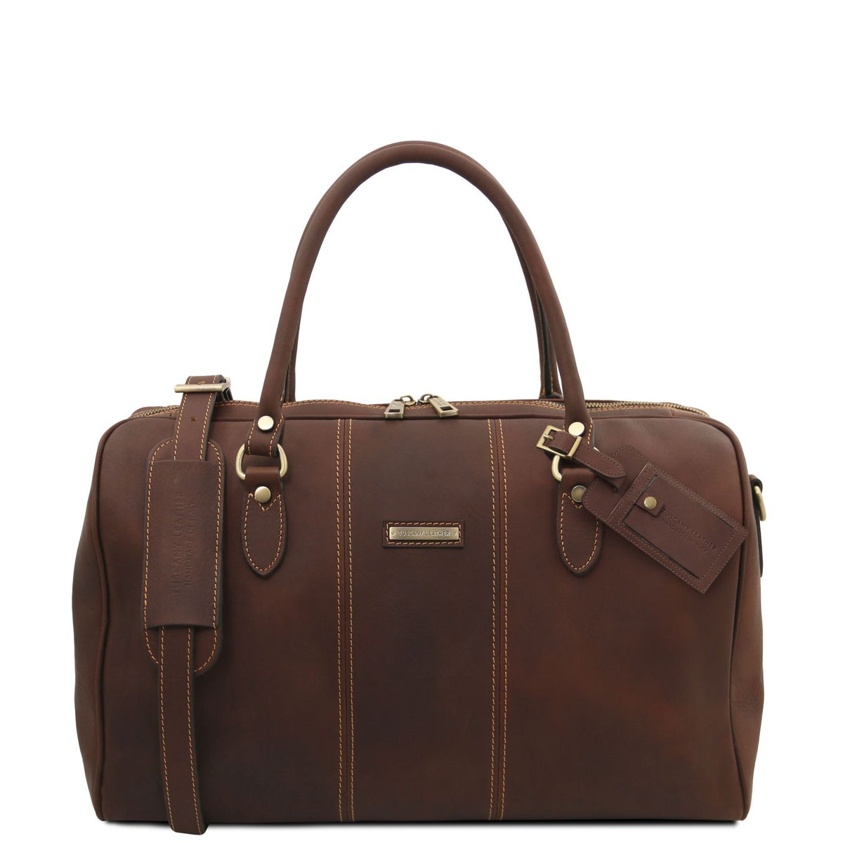 Lisbona - leather travel bag - small