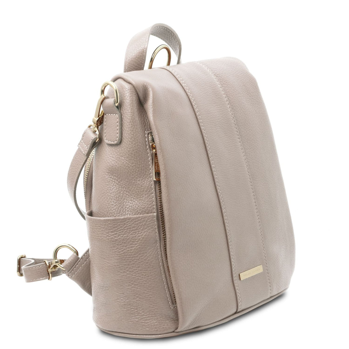 TL Bag - Women's soft leather backpack-handbag