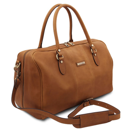 Lisbona - leather travel bag - small