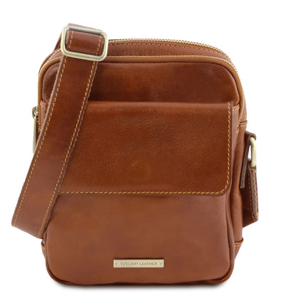 Larry - leather messenger bag