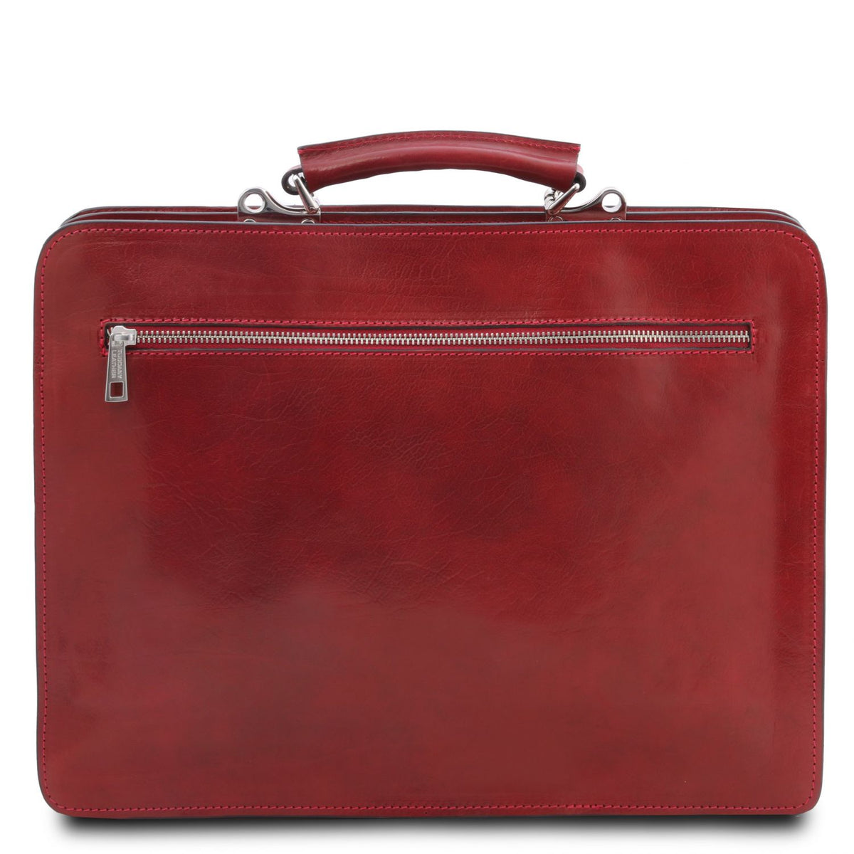 Venezia - Two-compartment Leather Briefcase