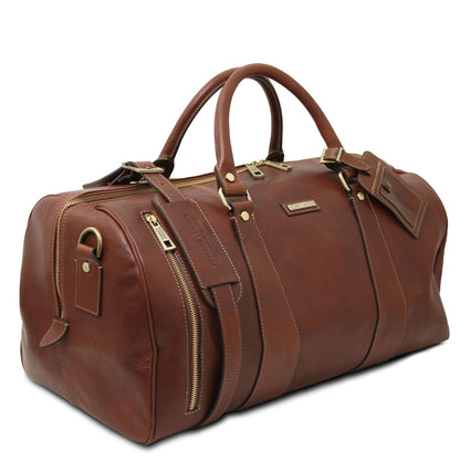 TL Voyager - leather travel bag - large