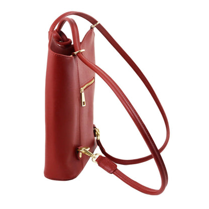 Patty - leather shoulder bag / backpack