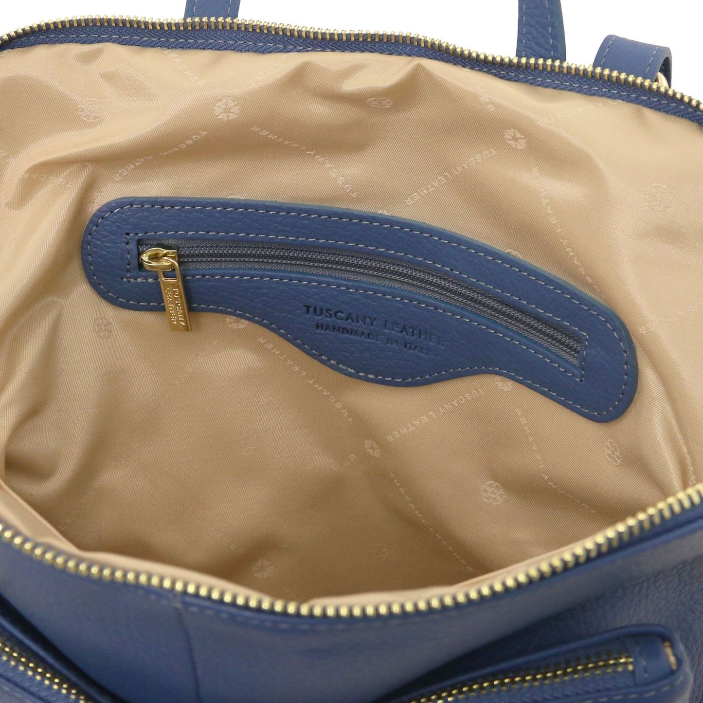 TL Bag - damska plecakotorebka z miękkiej skóry