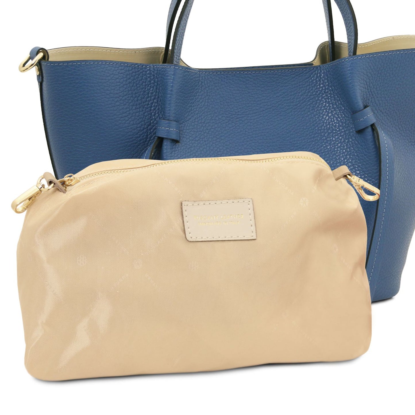 Legame - skórzana torebka typu shopper - duża
