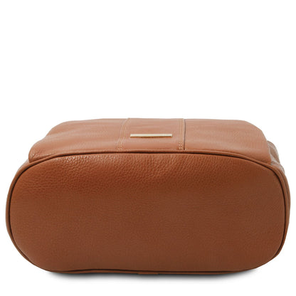TL Bag - Women's soft leather backpack-handbag