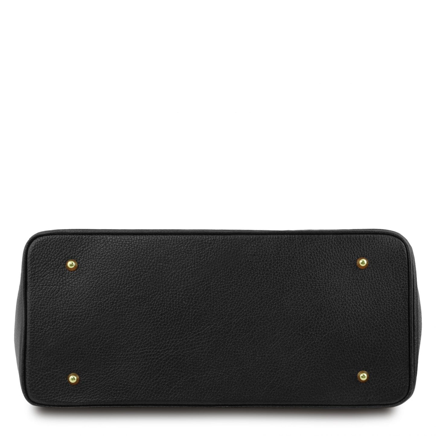 TL Bag - torebka skórzana z okuciami w kolorze złotym