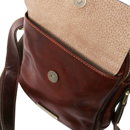 Larry - leather messenger bag